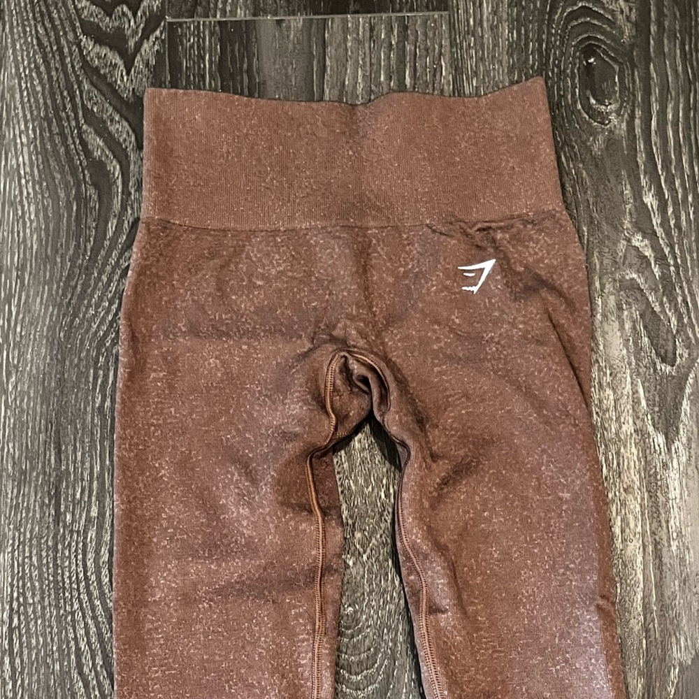 Gymshark Fleck Brown Leggings XS